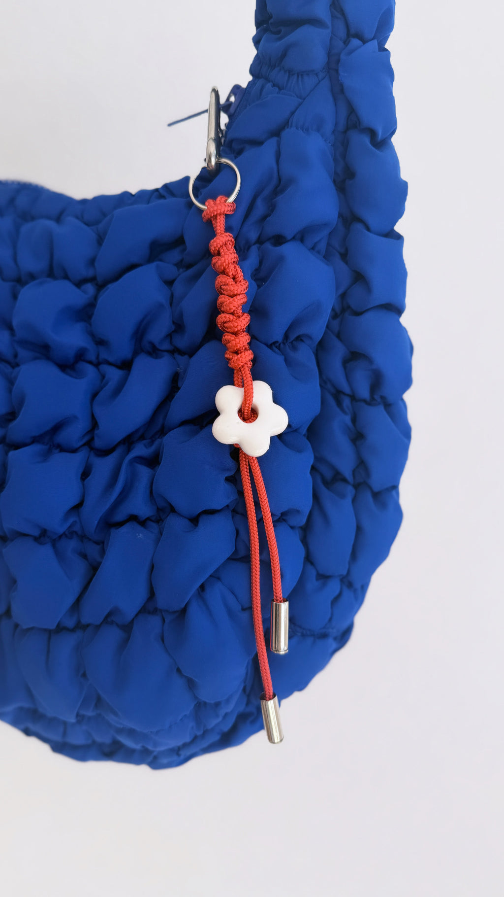 Snake Knot Flower Bag Charm