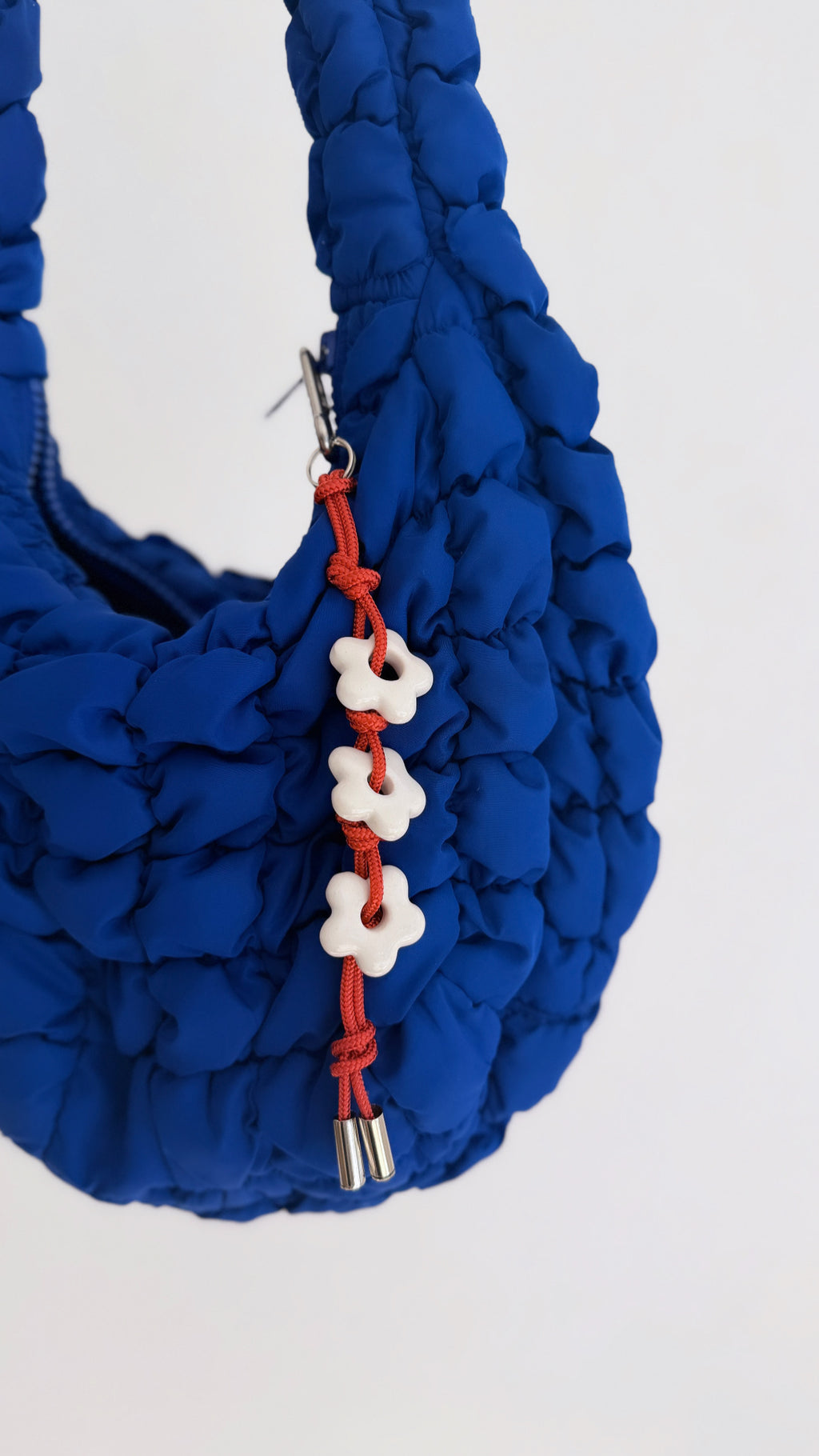 Triple Flower Bag Charm