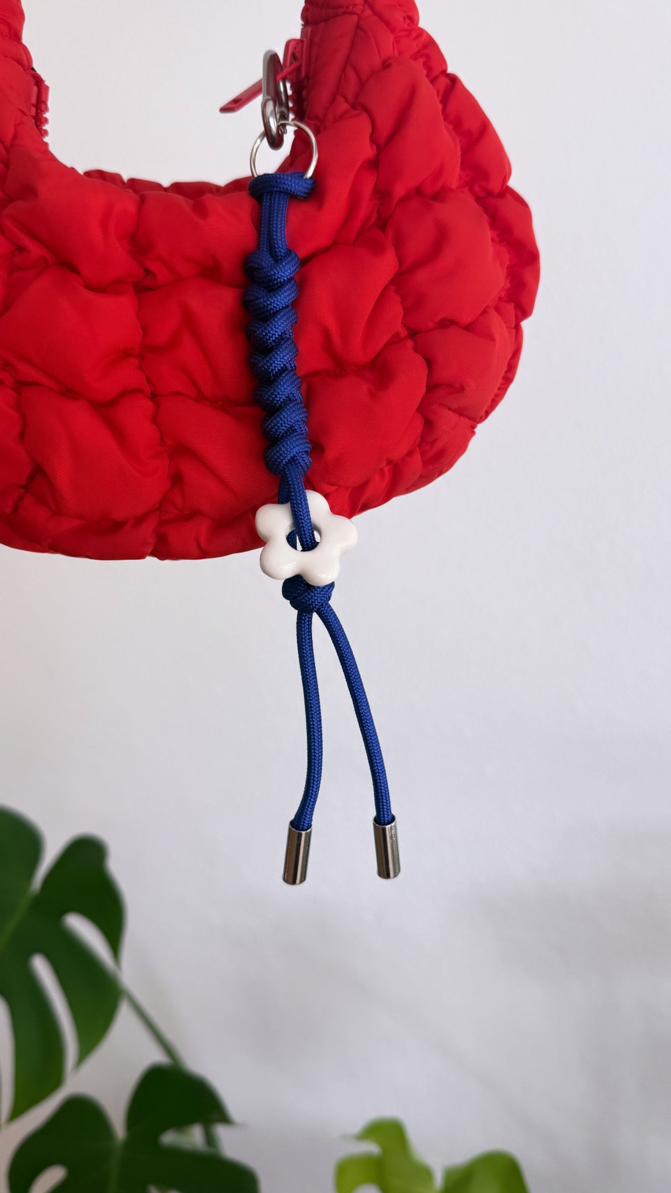 Snake Knot Flower Bag Charm