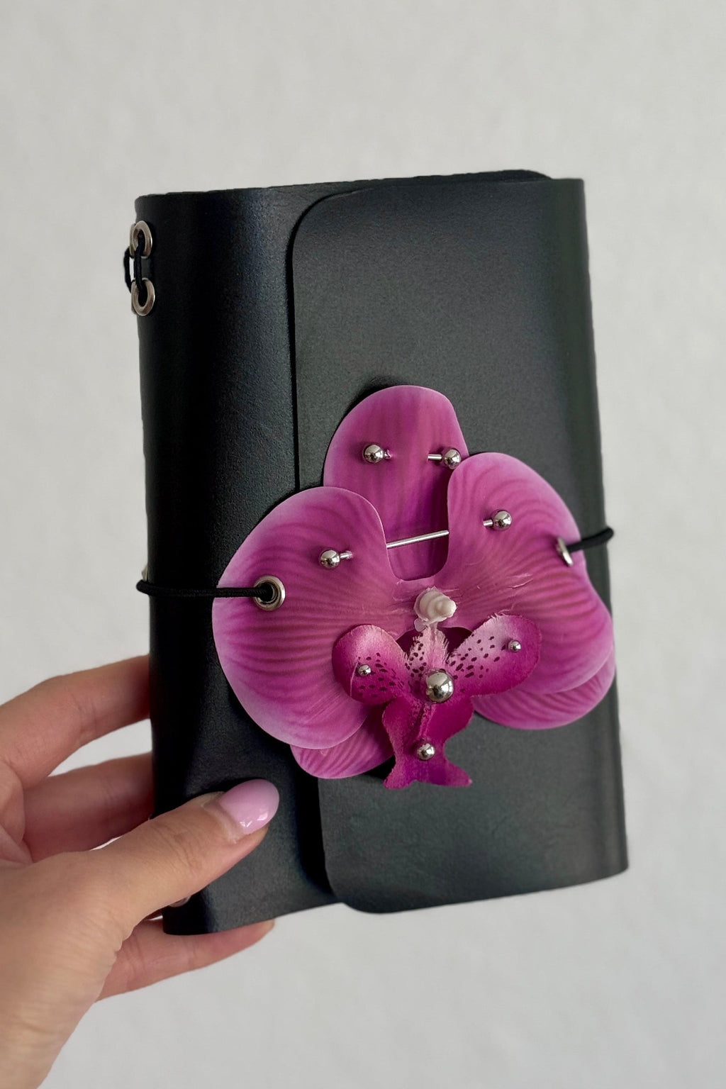 A6 bright pink orchid