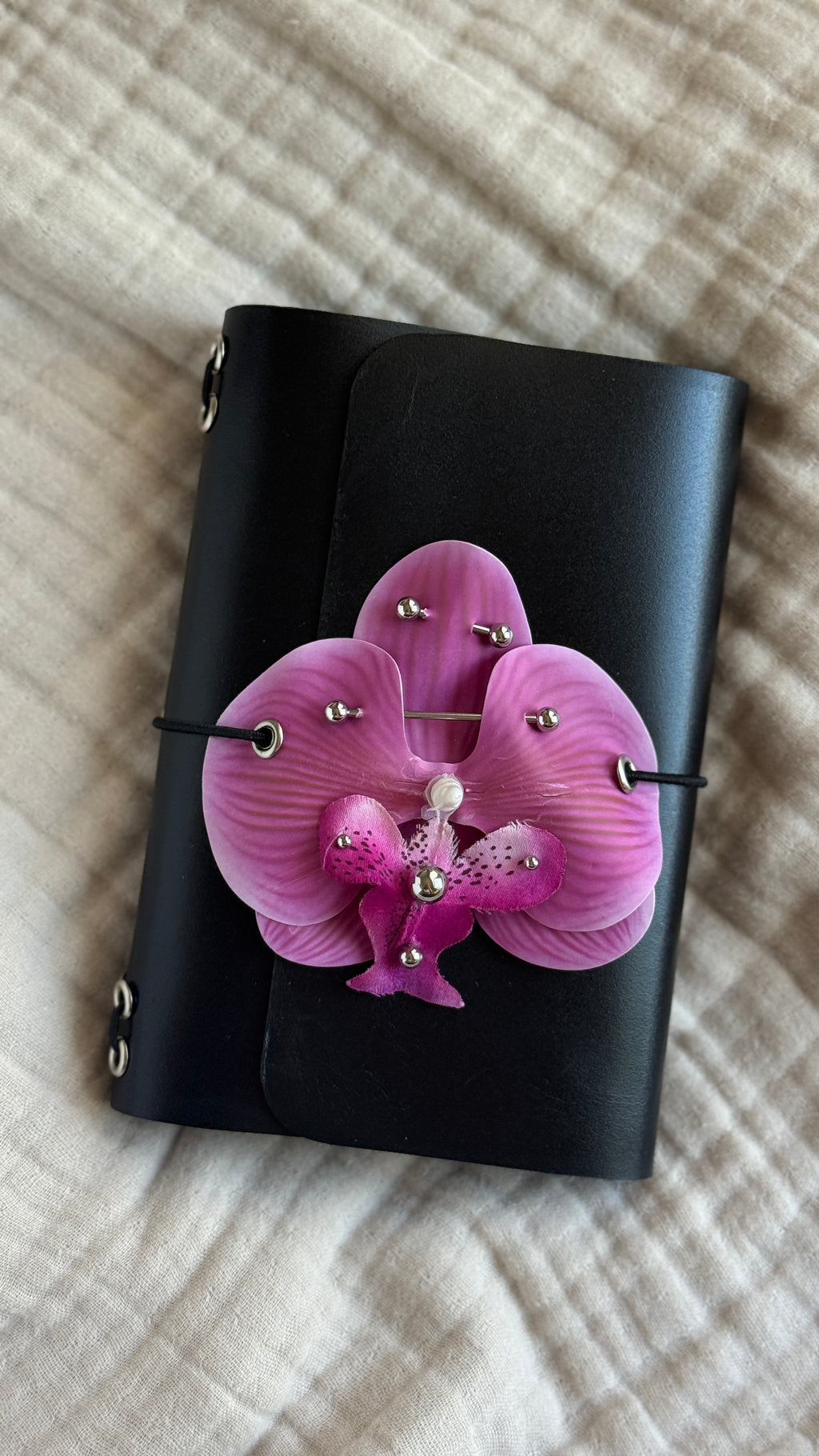 A6 bright pink orchid