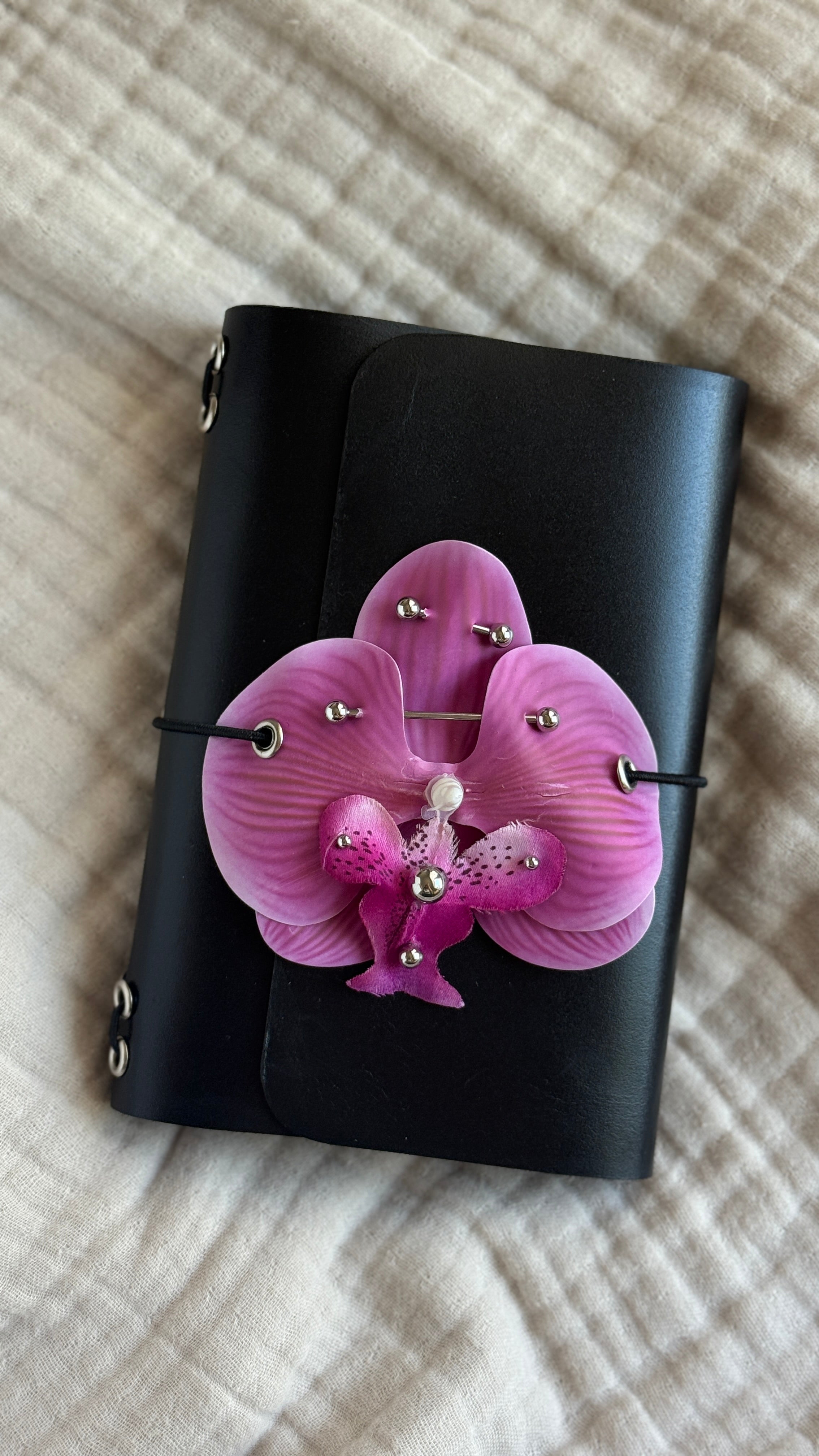 A6 bright pink orchid