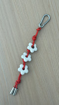 Triple Flower Bag Charm