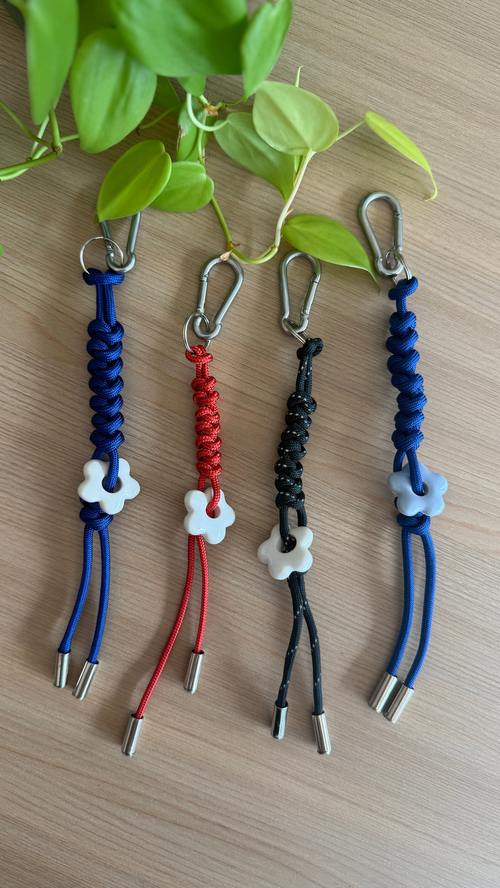 Snake Knot Flower Bag Charm