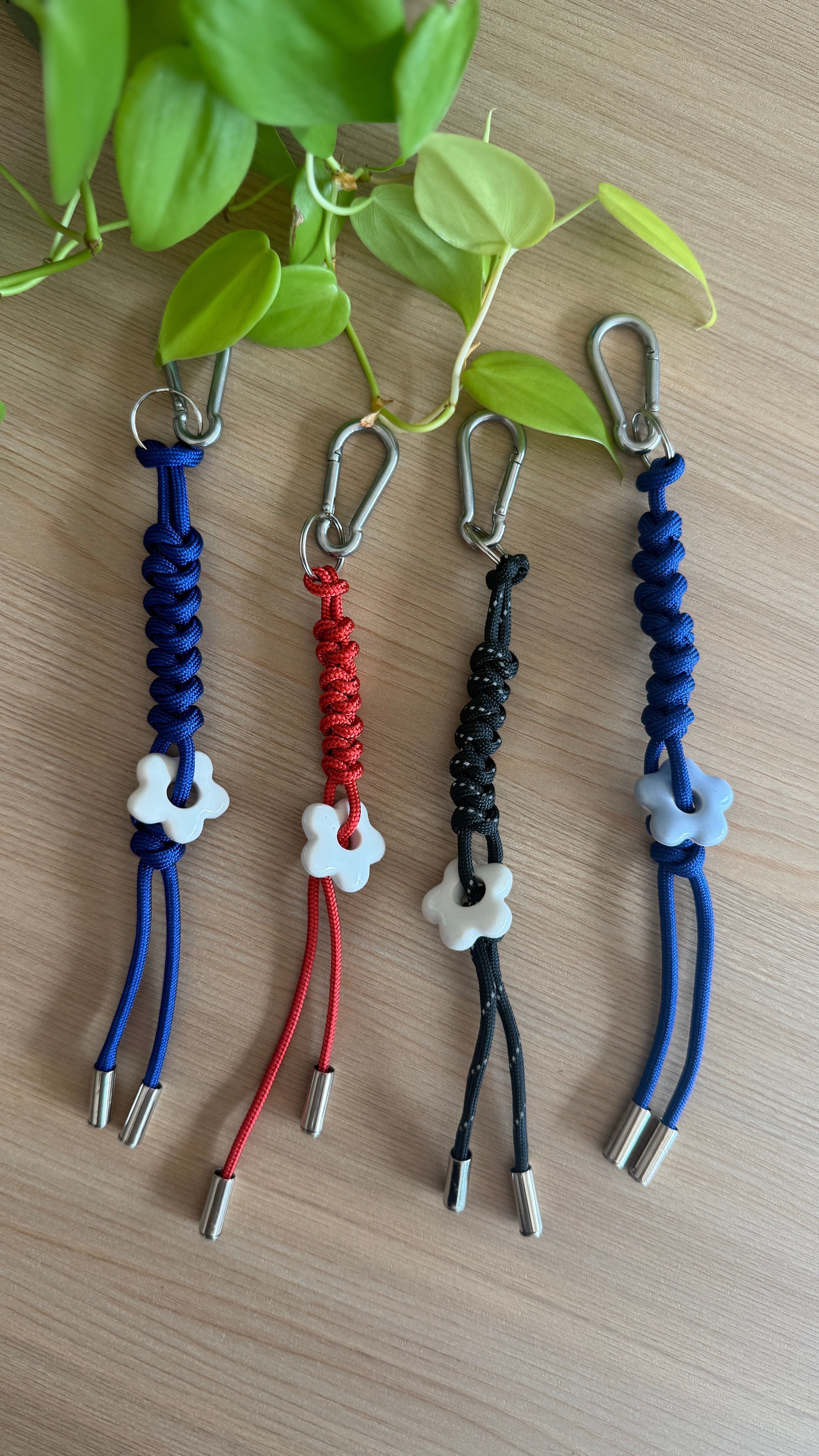 Snake Knot Flower Bag Charm