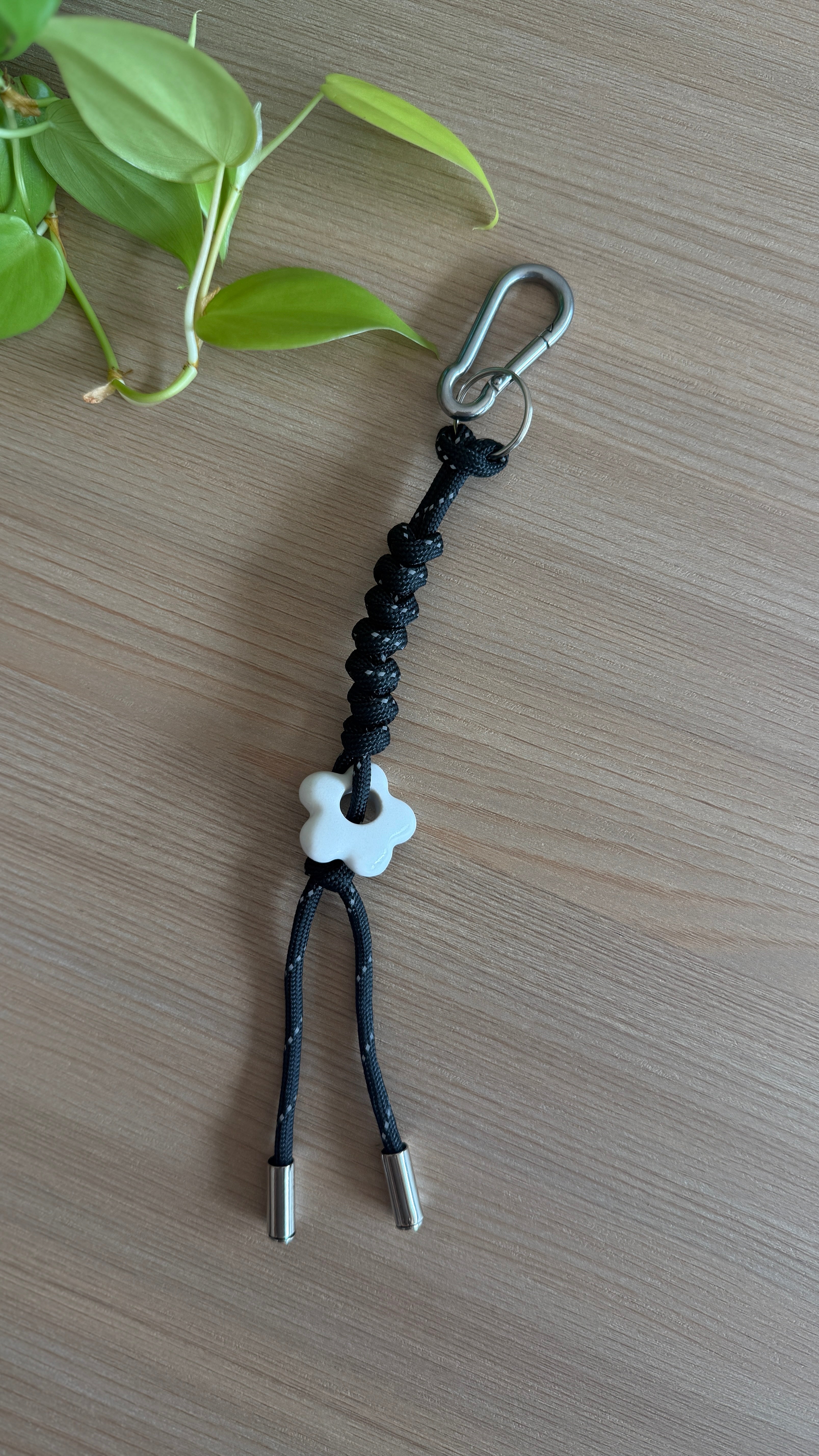 Snake Knot Flower Bag Charm