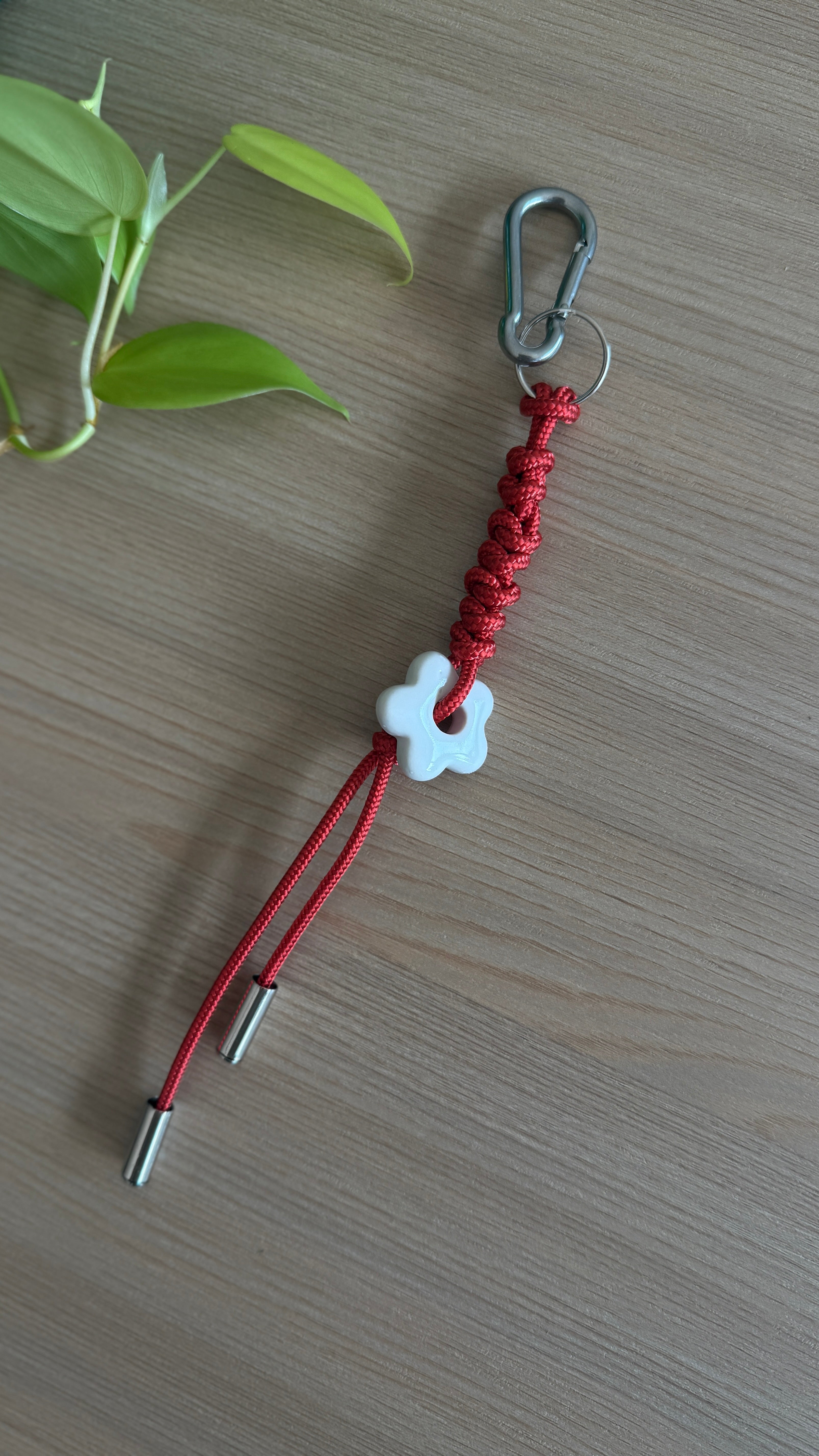 Snake Knot Flower Bag Charm