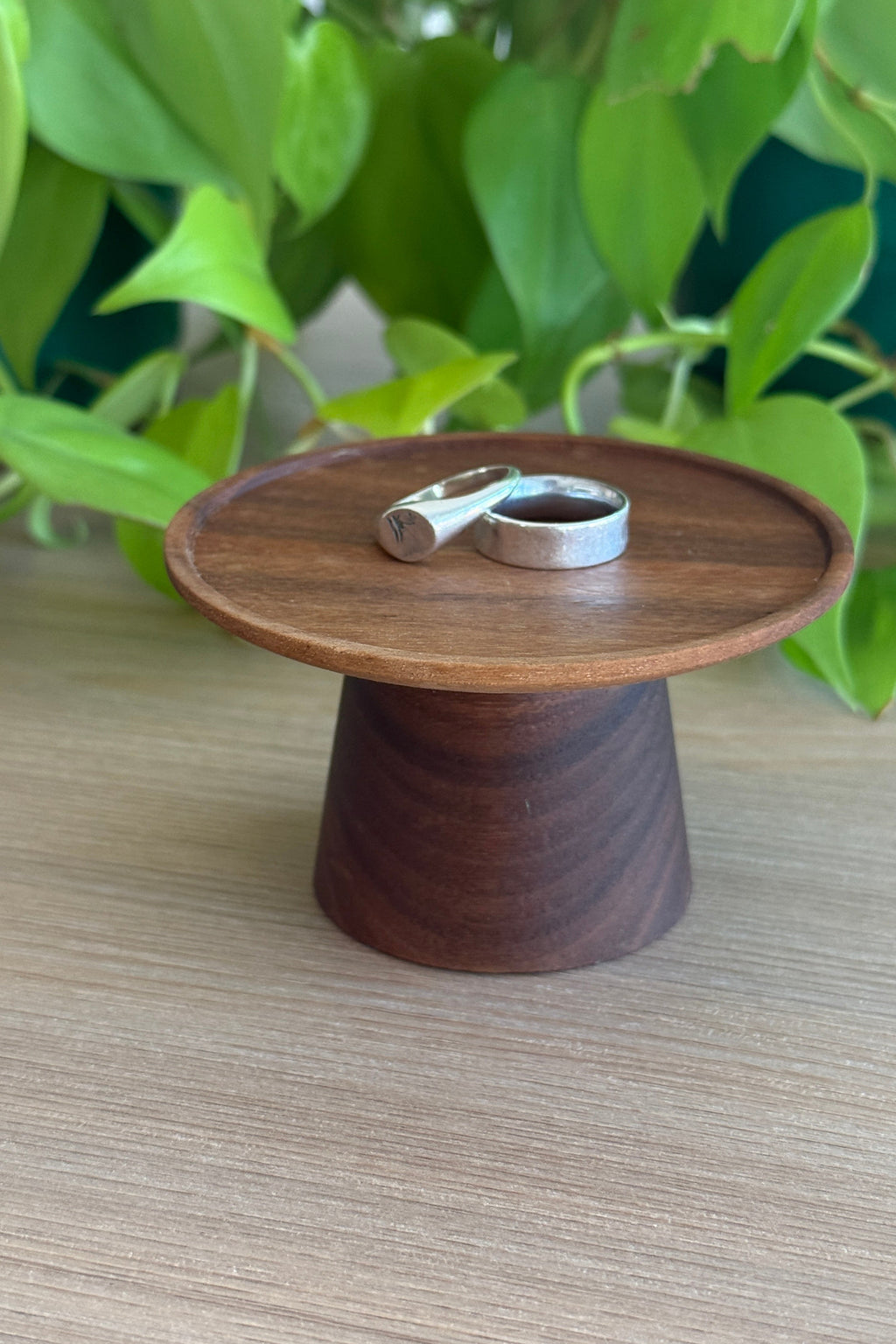 Walnut Mini Pedestal