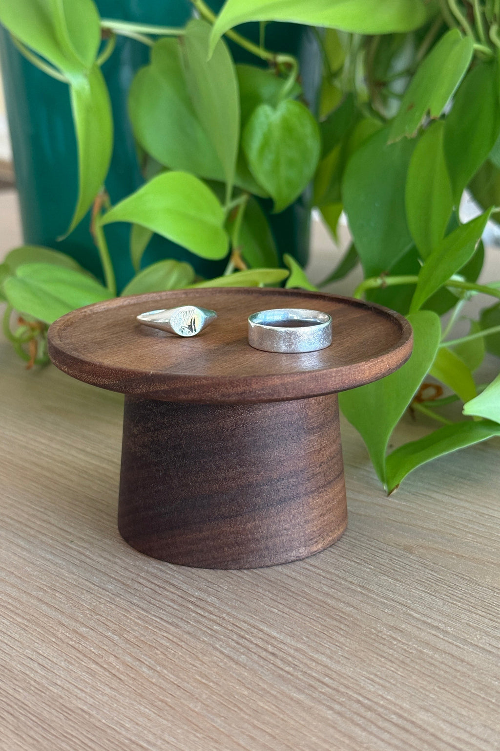 Walnut Mini Pedestal