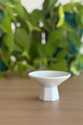 Mini Porcelain Pedestal - White Gloss (no1)