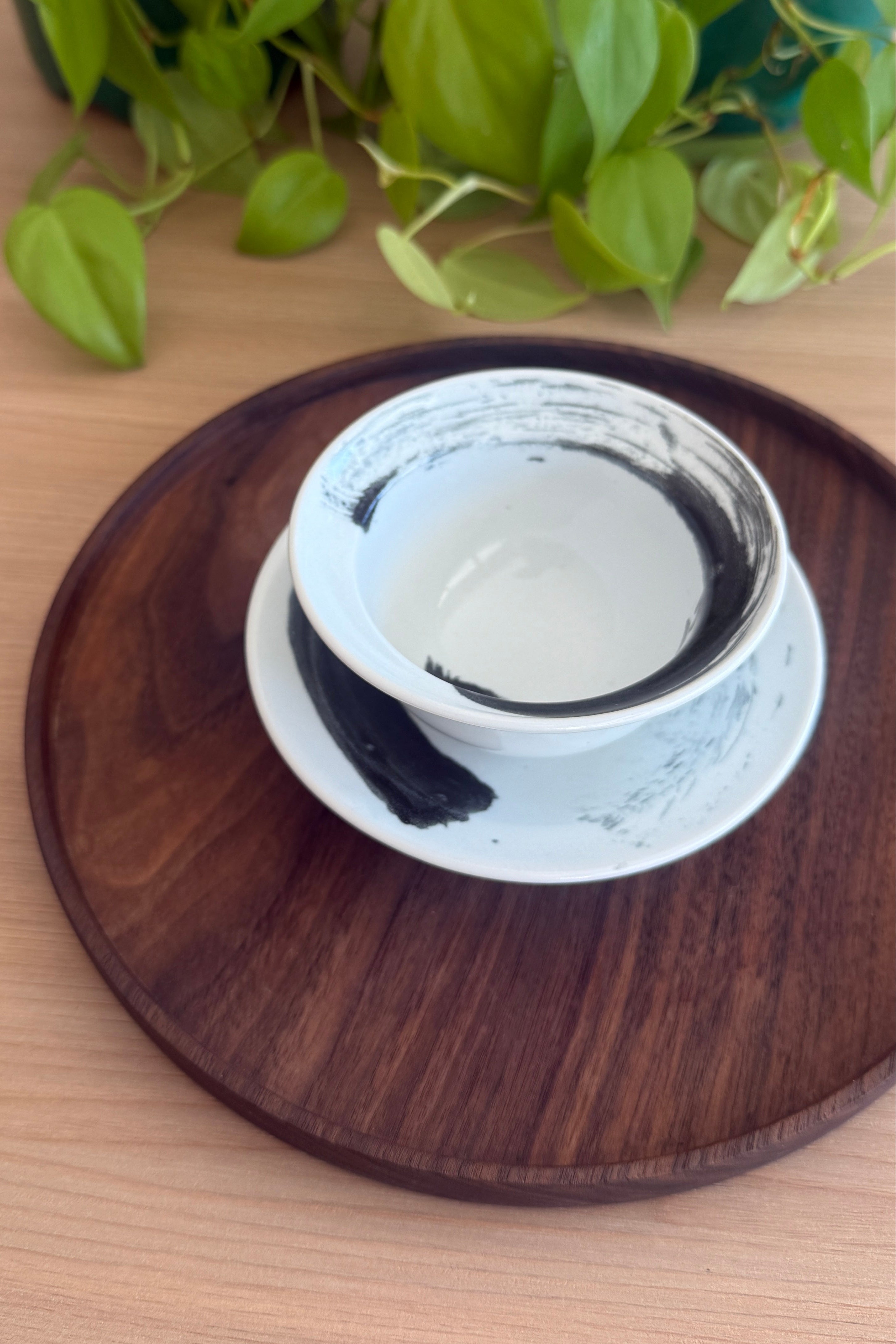Brushstroke Porcelain Set