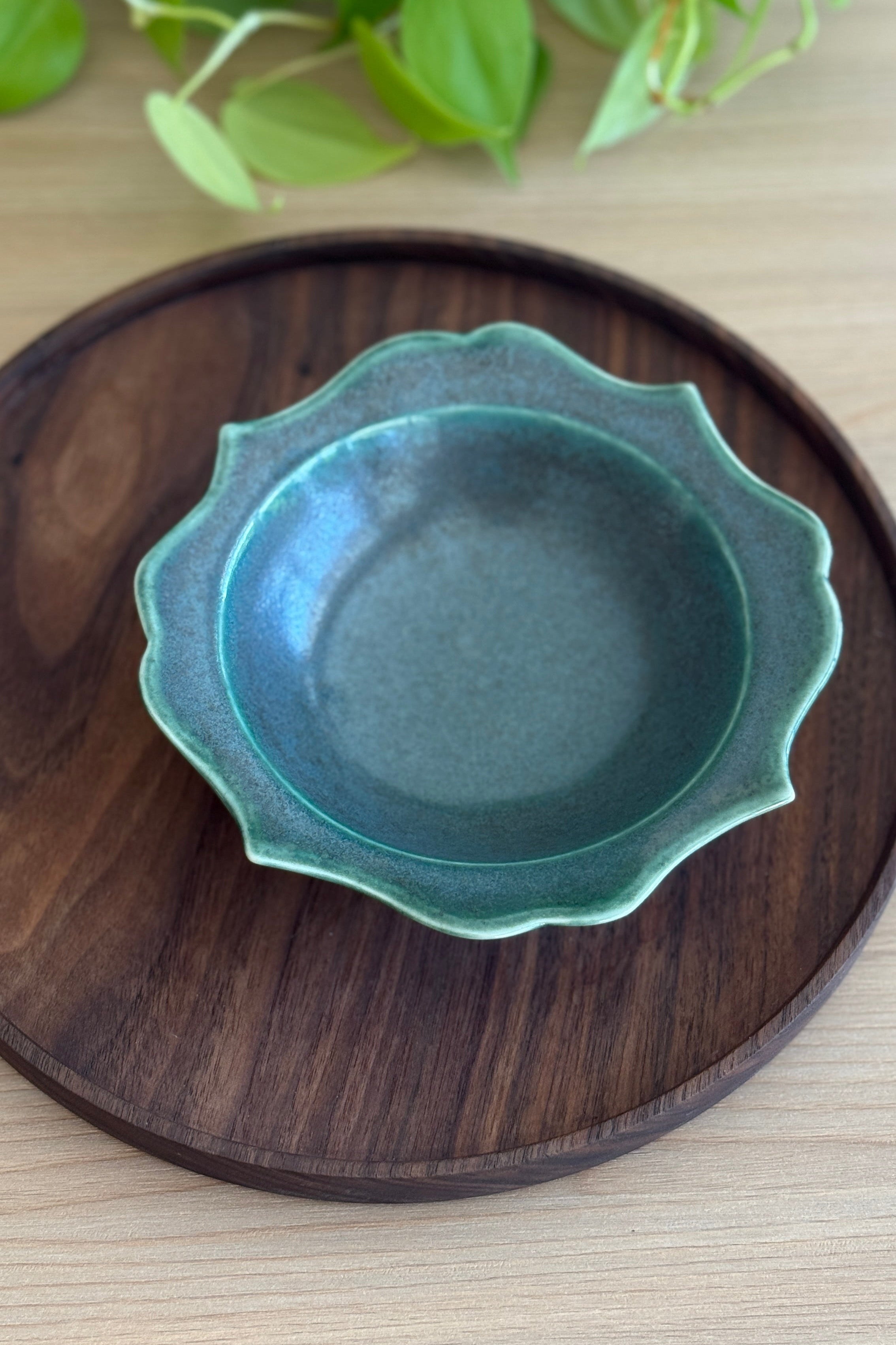 Small Flower Blossom Plate