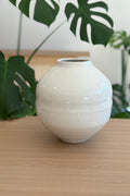 Medium Moon Jar - White Gloss